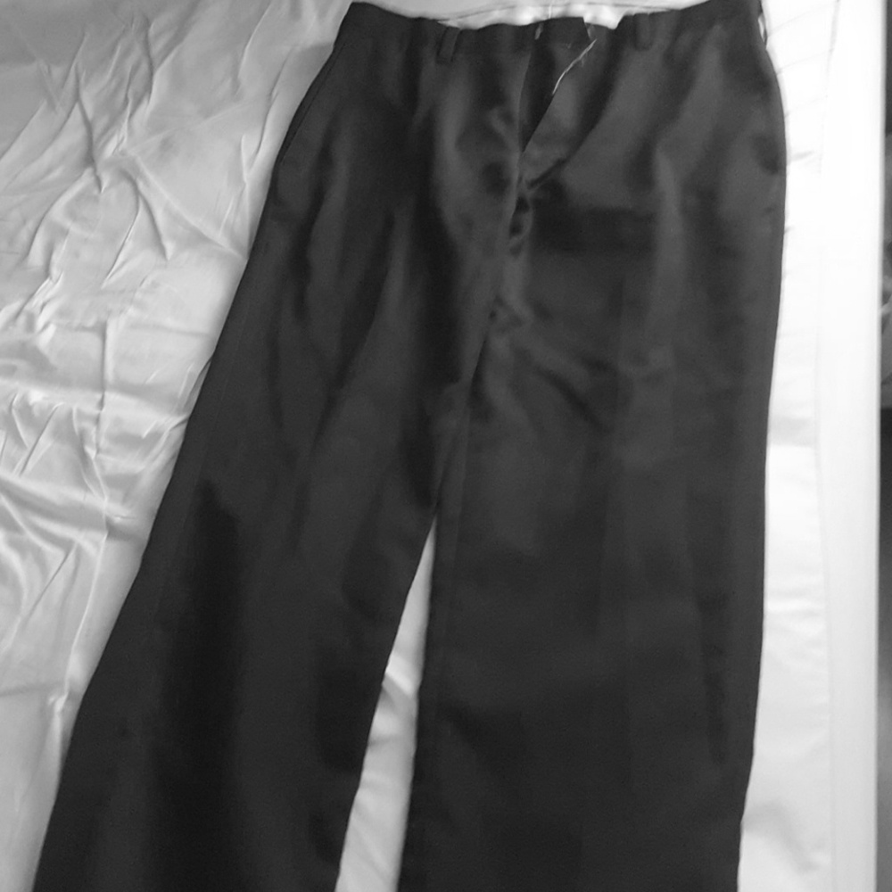 Mens Louis Raphael Black Dress Pants
